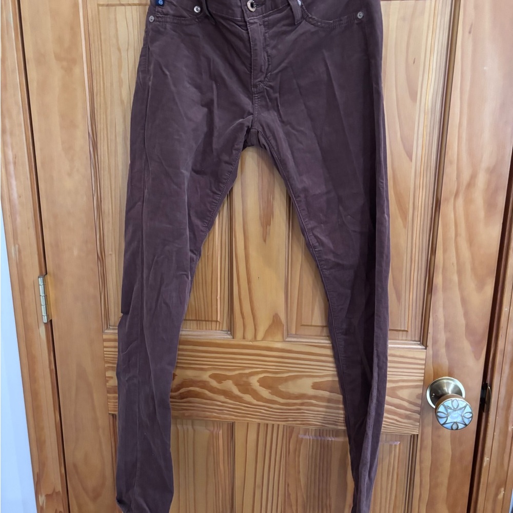 AG Adriano Goldschmied Women's Skinny Pants in Rich Brown